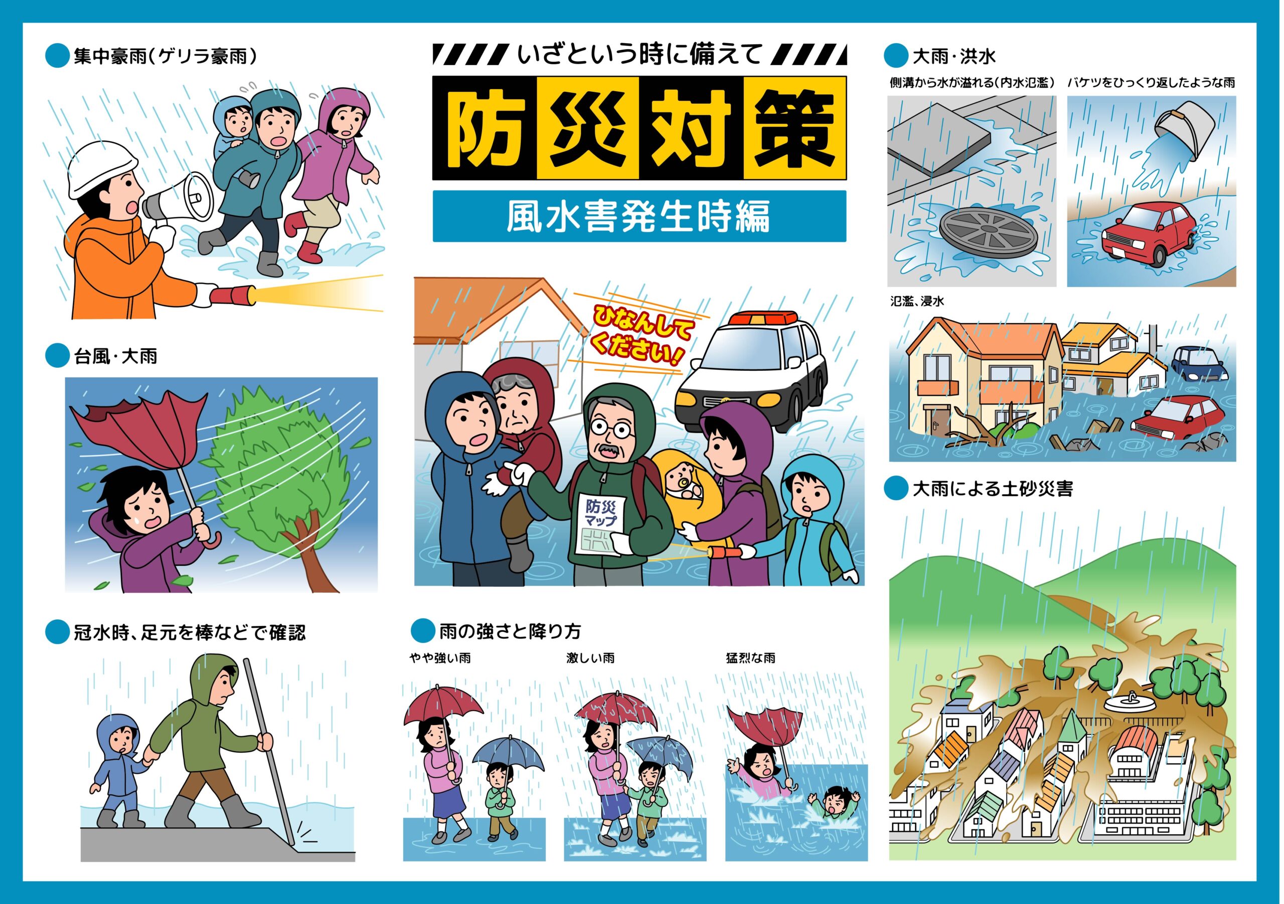 ゲリラ豪雨対策